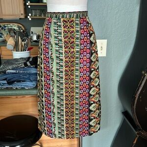 Vibrant Anthropologie skirt